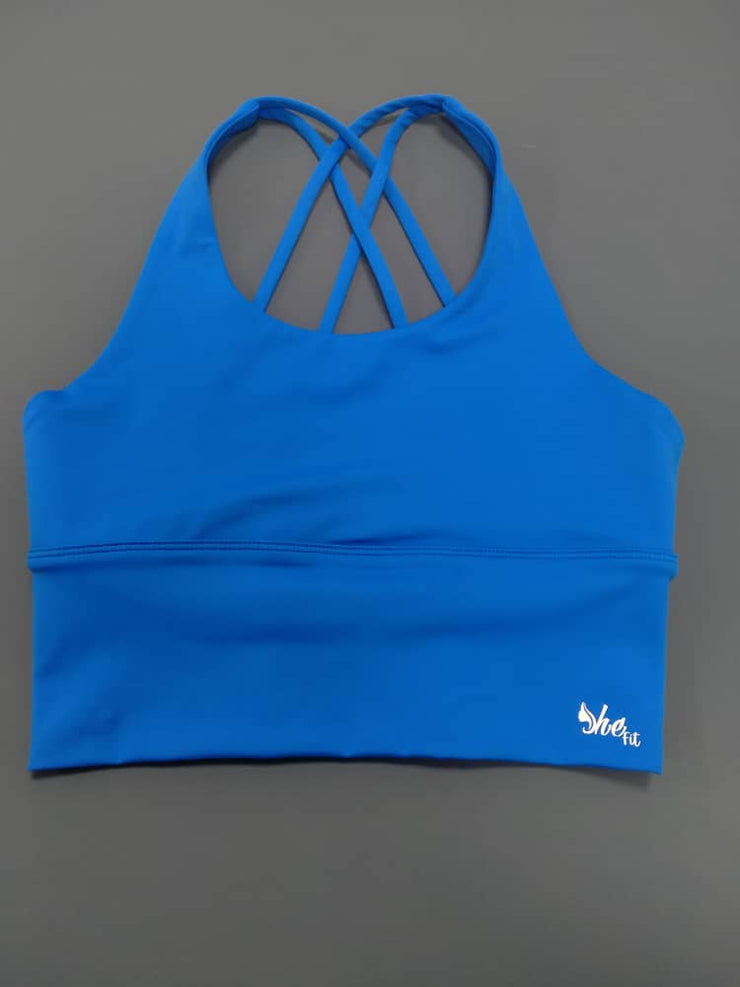 Skye fitness bra Blue or Blush Pink